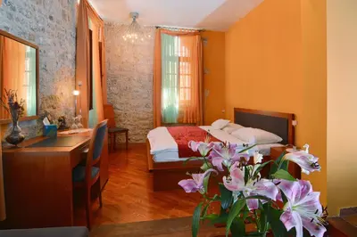 Krevet ili kreveti u jedinici u objektu Villa Nora Hvar