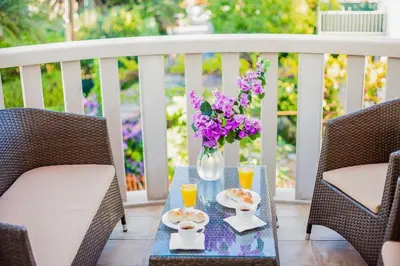Balkon ili terasa u objektu Apartmani Petričević