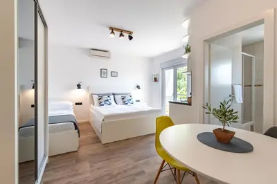 Krevet ili kreveti u jedinici u objektu Maslina Apartments