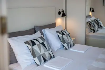 Krevet ili kreveti u jedinici u objektu Maslina Apartments