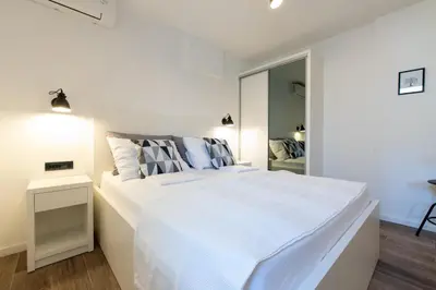 Krevet ili kreveti u jedinici u objektu Maslina Apartments