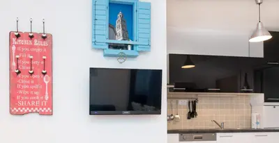Kuhinja ili čajna kuhinja u objektu Palm paradise