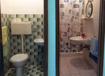 Kupaonica u objektu Apartments Sova