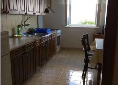 Kuhinja ili čajna kuhinja u objektu Apartments Sova