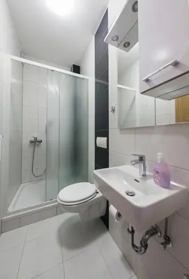 Kupaonica u objektu Guesthouse Villa Klara