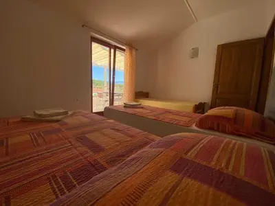 Krevet ili kreveti u jedinici u objektu Apartments Hodak - Apartment with Sea View