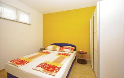 Krevet ili kreveti u jedinici u objektu One-Bedroom Apartment In Makarska