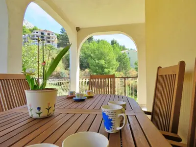 Balkon ili terasa u objektu Apartments Nemira