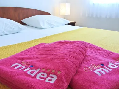 Krevet ili kreveti u jedinici u objektu Villa Midea