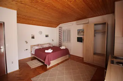 Krevet ili kreveti u jedinici u objektu Apartmani Pavičić-Ivelja
