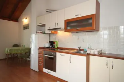 Kuhinja ili čajna kuhinja u objektu Apartments by the sea Pisak, Omis - 6897