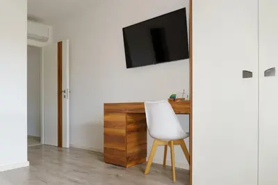 TV i/ili zabavni centar u objektu Apartments Bikin