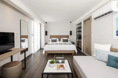 Krevet ili kreveti u jedinici u objektu Gava Waterman Milna Resort – All Inclusive