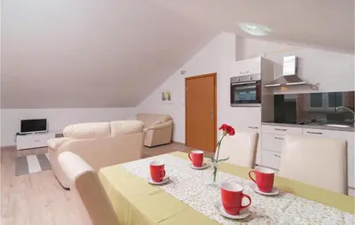 Kuhinja ili čajna kuhinja u objektu Five-Bedroom Holiday Home In Donji Humag