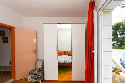 Krevet ili kreveti u jedinici u objektu Terrace Apartment
