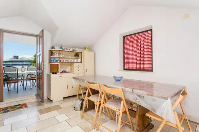 Kuhinja ili čajna kuhinja u objektu Apartments by the sea Postira, Brac - 739