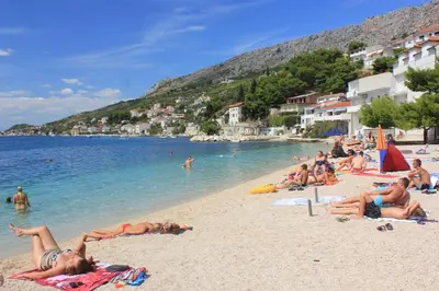 Tlocrt objekta Apartments by the sea Suhi Potok, Omis - 8676