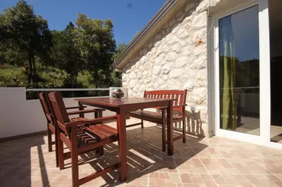 Balkon ili terasa u objektu Seaside secluded apartments Cove Karkavac - Scedro, Hvar - 8801