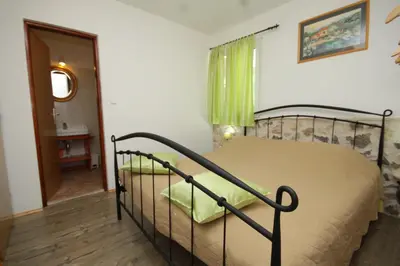 Krevet ili kreveti u jedinici u objektu Apartment Karkavac - Scedro 8801d