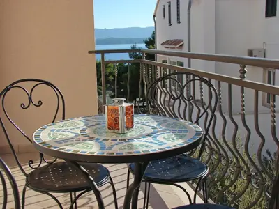 Balkon ili terasa u objektu Apartments Villa Vallum