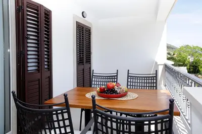 Balkon ili terasa u objektu Apartments Lena