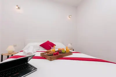 Krevet ili kreveti u jedinici u objektu House Lisica