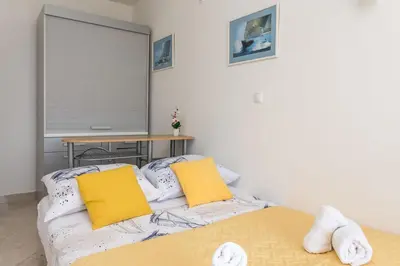 Krevet ili kreveti u jedinici u objektu House Karlo