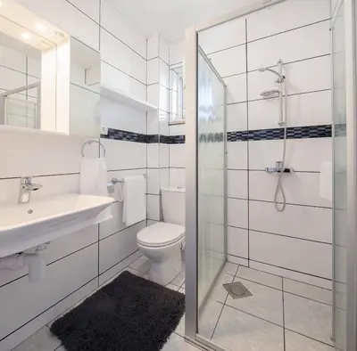 Kupaonica u objektu La Perla Apartments