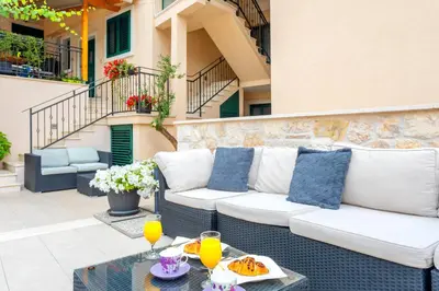 Balkon ili terasa u objektu Apartments Ante 2 Hvar center, pool