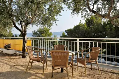 Balkon ili terasa u objektu Apartments with a parking space Mimice, Omis - 5958