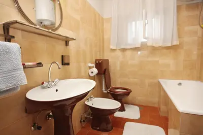 Tlocrt objekta Apartments with a parking space Postira, Brac - 5618