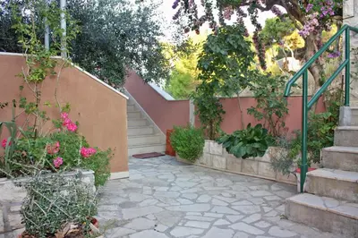 Tlocrt objekta Apartments with a parking space Postira, Brac - 5618