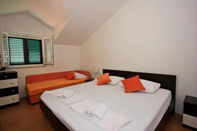 Krevet ili kreveti u jedinici u objektu Apartments with parking space Supetar, Brac - 5662
