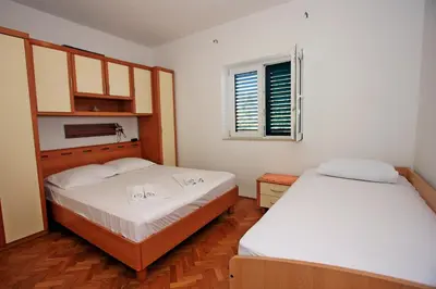 Krevet ili kreveti u jedinici u objektu Apartments with parking space Supetar, Brac - 5662