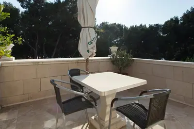 Balkon ili terasa u objektu Apartments by the sea Sumartin, Brac - 12036