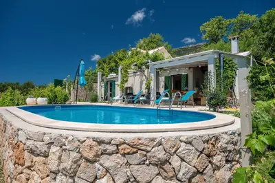 Bazen u objektu Family friendly house with a swimming pool Bol, Brac - 12228 ili u blizini