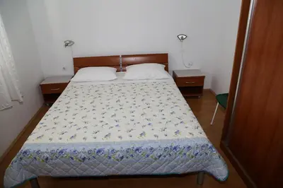 Krevet ili kreveti u jedinici u objektu Apartments by the sea Milna, Hvar - 12244