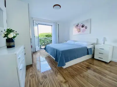 Krevet ili kreveti u jedinici u objektu Apartments by the sea Postira, Brac - 2928