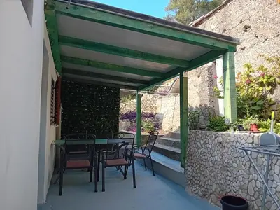 Balkon ili terasa u objektu Seaside secluded apartments Cove Torac, Hvar - 4044