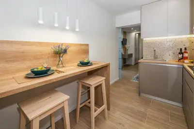 Kuhinja ili čajna kuhinja u objektu Apartment Lokva Rogoznica 2973b