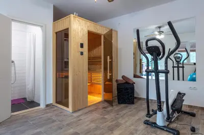 Fitness centar i/ili fitness sadržaji u objektu Villa Relax, private pool,barbecue!