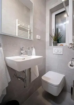 Kupaonica u objektu Pine Beach Villa