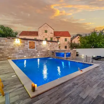 Luxury Villa David with a private boat