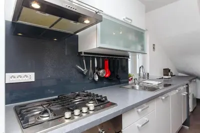 Kuhinja ili čajna kuhinja u objektu Apartments Jasna