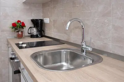 Kuhinja ili čajna kuhinja u objektu Apartments Magdalena