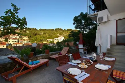 Balkon ili terasa u objektu Apartments Maestro