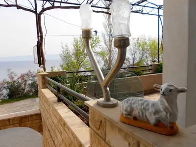 Balkon ili terasa u objektu Apartments Anka 50m from the beach