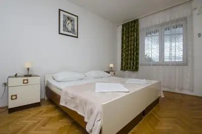 Krevet ili kreveti u jedinici u objektu Apartments Anka 50m from the beach