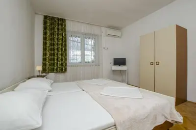 Krevet ili kreveti u jedinici u objektu Apartments Anka 50m from the beach