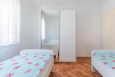 Krevet ili kreveti u jedinici u objektu Apartment Suzana
